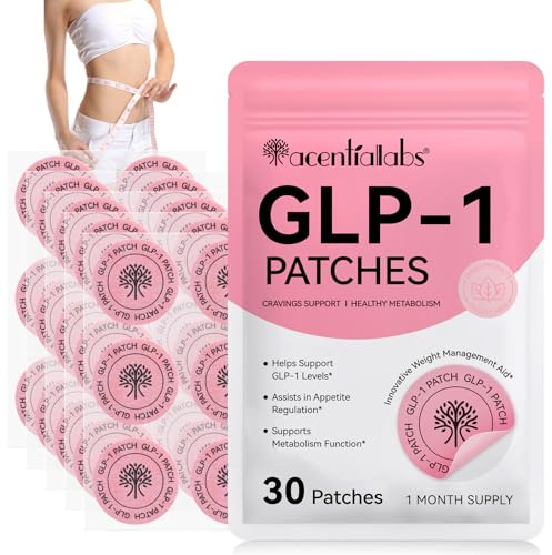 GPLP-1 Patches Für Frauen Und Männer, GPlp-1 Natürliche Zutaten Patch, Sanft Und Beruhigend - Wasserdicht, Nehmen Sie Vor Der Mahlzeit - 30 Patches