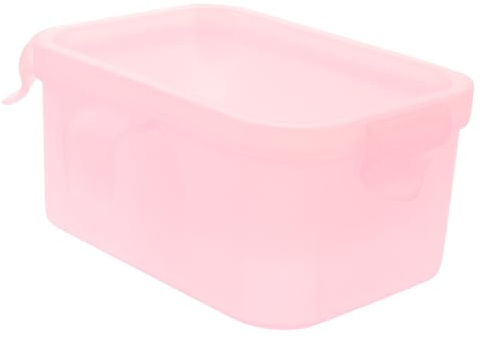 Gatuida Manikürschalen Rosa 2 Stück aus Kunststoff Doppelschicht Dickwandig und Stoßfest zur Entfernung Falscher Nägel für Nagelstudio und Zuhause