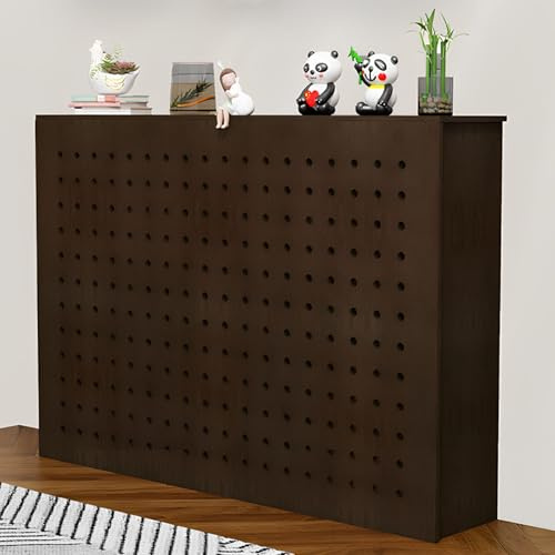 Copri termosifoni in legno, Copritermosifone, radiatore Protezione del Coperchio del radiatore di Riscaldamento, per casa, Ufficio, Corridoio, Soggiorno(60 * 60 * 20cm/23.6 * 23.6 * 7.9in)