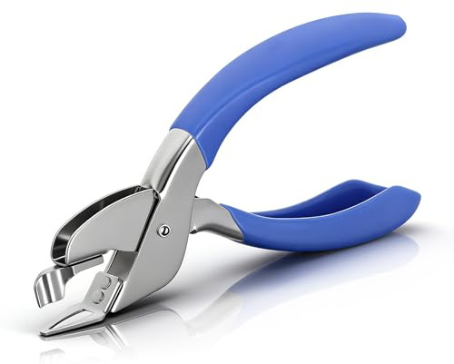 PACKOVE Blue Handheld Staple Remover Tool Portable Stapler Puller for Office, School, and Home Use with Sturdy Plastic Body and Ergonomic Design