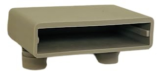 Återpåfyllningsdynor uppsättning med 10 lock för fastsättning av lister i ribbotten (109_50 x 34 x 11 mm (med 2 x stift nertill))
