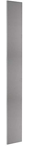 Nordlinger Pro Crédence Basse, Gris, Longeur 120cm, Hauteur 15cm, Finition INOX