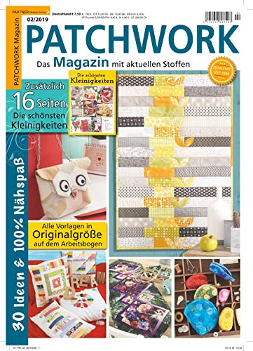 Patchwork Magazin 2/2019 - 16 Seiten Kleinigkeiten