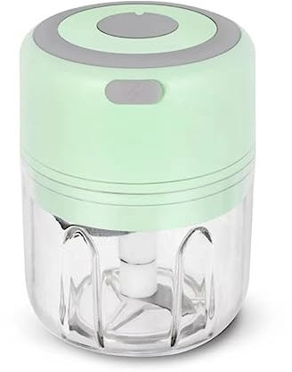 Hachoir électrique 100/250 ml USB sans fil presse-ail électrique presse-ail USB presse-ail fruits et légumes gadgets outils (couleur : A-vert-250 ml)