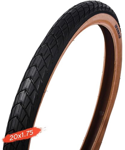 YUMEIGE 20 1,75 Reifen Fahrrad 20x1,75 47-406 Fahrradreifen Farbe Reifen | Drahtreifen 60 TPI 35-45 PSI Mountainbike Tourenrad/Stadtfahrt Pendeln Touren Lange Fahrt Orange