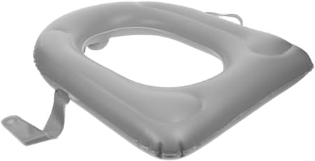 VICASKY Aufblasbare Toilettensitzerhöhung mit Saugnäpfen Selbstaufblasendes Ergonomisches Wc sitzkissen aus Hygienischem PVC für Senioren und Erwachsene Platzsparend für Reisen und