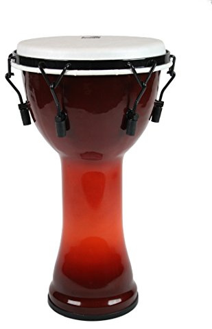 TOCA Djembe Freestyle II Mechanically Tuned TF2DM-14AFSB African Sunset 14 | Höhe 66cm, antirutsch Gummiboden, Synthetikfell, wetterbeständig