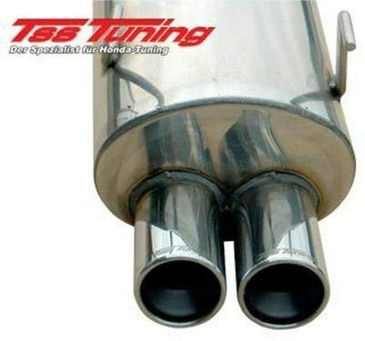 TSS Auspuff Sportauspuff F1 kompatibel mit Honda Jazz GD1,5/GE2,3