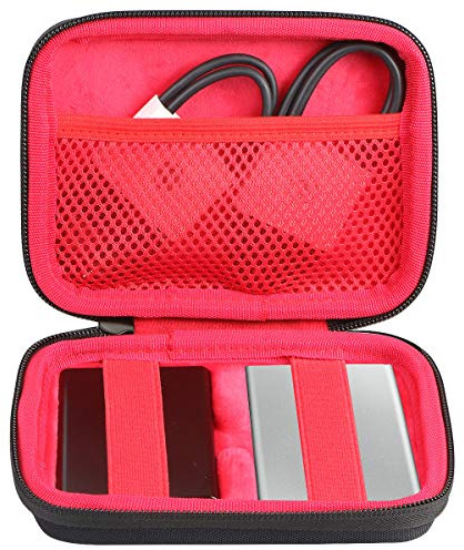 co2CREA 2-in-1 Hart Tasche für Samsung T7 Touch / T7 Portable SSD 500GB 1TB 2TB case Etui Schutzhülle (Nur Tasche)