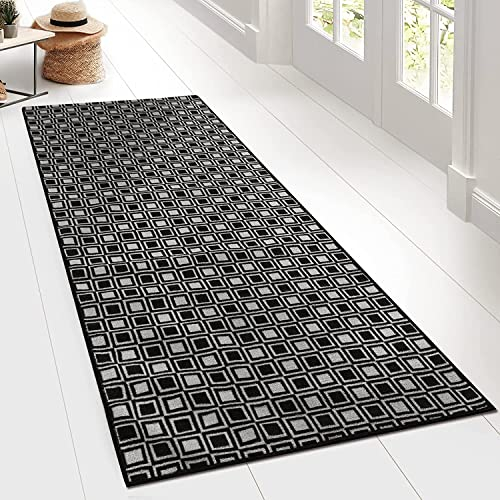 Floordirekt Teppichläufer Naas - Läufer für Küche, Flur & Wohnraum - Feinschlingen Teppich - rutschfest & antistatisch - Küchenläufer Flurteppich Flurläufer (80 x 300 cm)