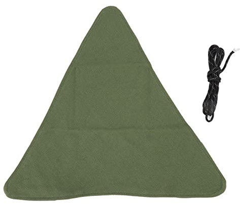 Jenngaoo Campinghocker, tragbarer Faltbarer Stativhocker aus Segeltuch, Campingsitz für Reisen, Camping, Angeln, Wandern, Gartenarbeit, Picknick(Grün)