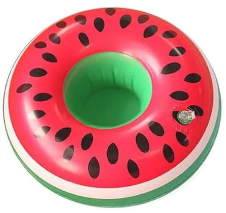 Bargain Wells Watermelon Inflatable Drink Holder – Pool Bath Hot Tub Cup Float