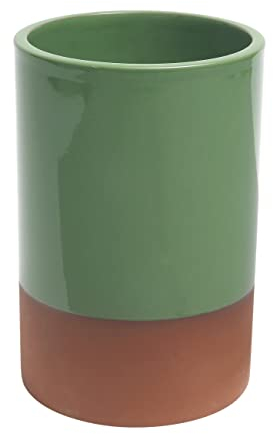 Dexam Sintra Glazed Terracotta Wine Cooler - Green