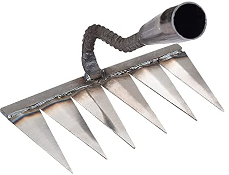 Rastrello Arieggiatore, Rastrello Sarchiatore, Zappa Da Giardino, Rastrello A Denti Per Impieghi Gravosi In Metallo, Defogliazione, Diserbo, Rastrello Per Acri, Rastrello Per Coltivatore Di Rocce