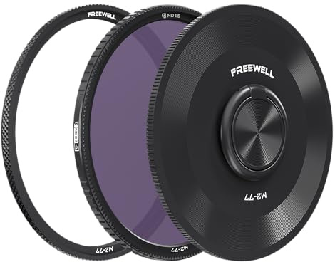 Freewell 77 mm naturlig densitet ND32 (5 f-stopp) ND1.5 kamerafilter, kompatibel med M2-serien