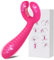 Silikon Dreifacher Vibrator Paarvibrator mit 7 Modi Vibratoren für Sie Klitoris und G-punkt Dildo Analplug Analvibrator Prostata Stimulator Buttplug Erotik Sexspielzeug für Paare Frauen Männer Sextoy
