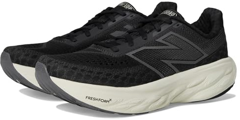 New Balance Fresh Foam X 1080 V14 - Tenis de Correr para Mujer, Negro/Phantom/Sea Salt, 41 EU