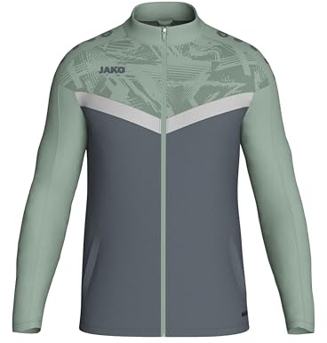 JAKO ICONIC Unisex polyesterjacka – ventilerande barnträningsjacka för pojkar och flickor i modern design, 100% återvunnen polyester