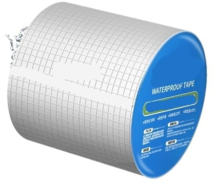 GSJNHY Butyl Band Butylkautschukband, wasserfest, langlebig, hohe und niedrige Temperaturbeständigkeit, Wandriss-Dachkanal-Reparatur-Klebeband(Color:15cmx5m)