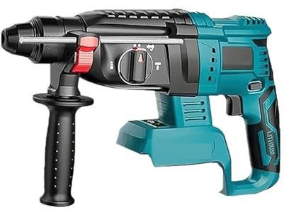 MZZYG Marteaux perforateurs Perceuse À Percussion Électrique sans Balais De 27 Mm, Tournevis, Mandrin SDS Plus, Outils Électriques sans Fil for Batterie 18 V(No Battery)