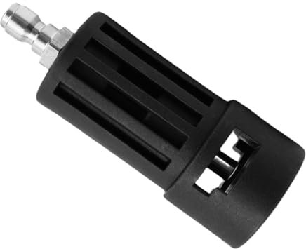 1Pcs Pressure Washer Adapter, 1/4'' Quick Connect Power Washer Accessory, Quick Release Connector Compatible with Karcher K1-K7 Series Power Washer (Black)