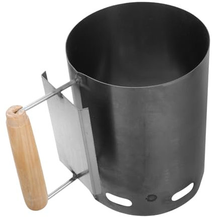CORHAD Duty Chimney Starter for Outdoor Grill Barbecue Heat Insulation Chimney Handle Fast Ignition for Lumpwood Charcoal Electric Lighter
