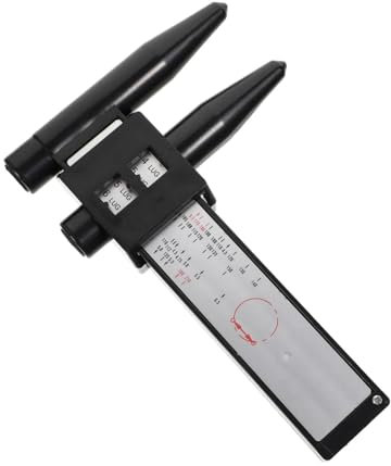 Radfelgenlehre 8lug aus Abs, Schwarz für Lochkreis Messung