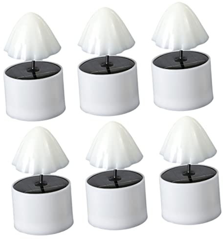 SEWOART Esterno Pannello Pannello Led Illuminazione Solare Lumini A Forma Di Fungo Lumini A Led Decorazione Solare Per Giardino