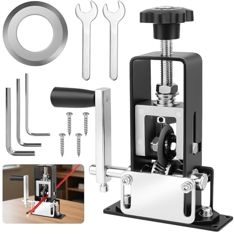 Wire Stripper Manual & Drill‑Powered, 4–25mm Copper Cable Stripping Tool | Cable Stripping Tool, Adjustable Blade Electrician Kit for Copper Recycling, DIY & Workshop