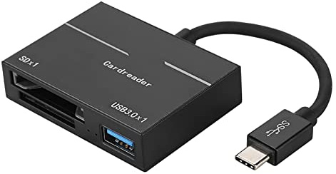 MechKit Lector de Tarjetas de Memoria XQD Tipo C de Alta Velocidad Adaptador USB 30 ultrarrápido para fotógrafos Profesionales Material ABS Tamaño Compacto