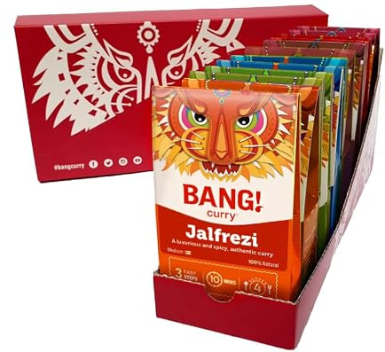 Spices gift set - 12 packs 48 servings | Authentic Rubs, Curry Sauce Spices for Cooking | BBQ Gifts for Men | Herbs & Seasonings | Christmas Cooking Gifts for Men and Women |100% Gluten and Dairy Free
