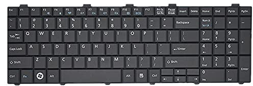 fqparts Replacement Laptop Tastatur für for Fujitsu Celsius H720 Amerikanische Version Schwarz