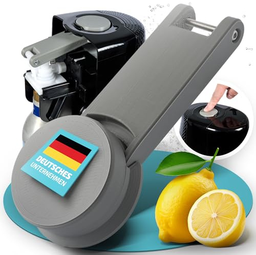 3D M Leva di ricambio adatta per SodaStream Easy, Fizzi, Spirit con fissaggio a spruzzatore di acqua rinforzato, pulsante di ricambio per interruttore, accessori per bevande, erogatore d'acqua