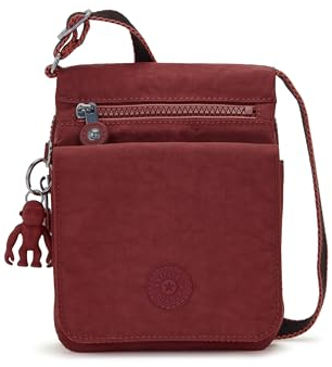 Kipling Damen New Eldorado Minibag Leichte Crossbody Nylon Reisetasche, Flaring Rust, S