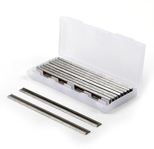 10 PCS 82mm Planer Blades,Electric Planer Blades,Planer Blades 82mm,Suitable for Professional and DIY Woodworking with Power Tools