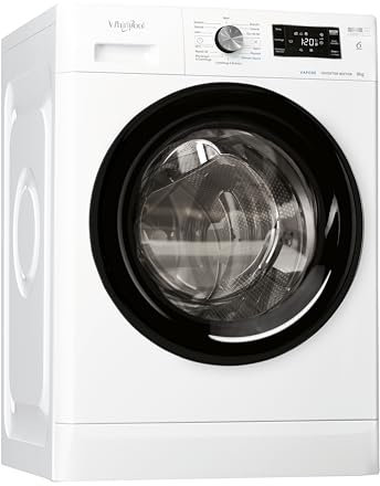 Whirlpool Lavatrice a Libera Installazione a Carica Frontale, 9 KG, FFB D96 BV IT, Larghezza 59.5 cm, Altezza 85 cm, Profondità 62.7 cm