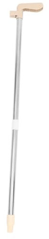ULTECHNOVO Manche De Pelle à Poussière Métal Manche De Balai Amovible De Rechange Avec Boucle Poignée De Rechange Pour Nettoyage Des Sols