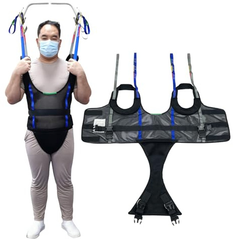 Ehucon Patient Lift Walking Support Sling with Padded Thigh Support, Medical Ambulation Training Sling for Standing & Rehabilitation, 500 lbs Capacity (Small)