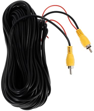 Cabilock 1 pezzo Cavo Prolunga Video Audio per Telecamera Posteriore Auto Metri Facile da Installare per Audio e Video Materiali Resistenti e Durevoli