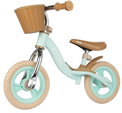 Evo Childrens 10 Glider Balance Bike | My First Toddler Bike | Lightweight Kids' Balance Bike, Walking, Training | Toddler Training Bicycle 2+ (Mint Green)