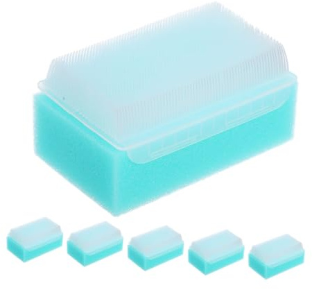 NOLITOY 6piezas Cepillo Para Recién Nacido Cepillo Sensorial Para Juguete Sensorial Para Bebés Herramientas De Cepillado Ocupacional Esponja Para Baño De Para Cabelludo