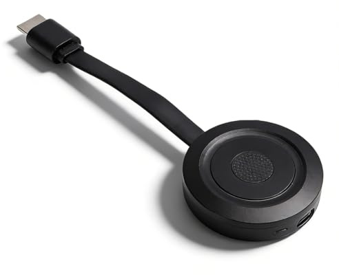 YUEHISY Trådlös HDMI-Adapter för Till TV, 4K Screen Mirroring Dongle, Miracast Trådlös Display Adapter för Laptop Tablet Casting Till Projektormonitor