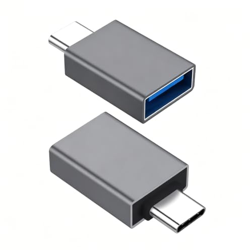 Dazvyn 2 Pack USB to USB C Adapter,USB-C to USB 3.0 Female Adapter | USB-C to USB 3.0 Female Adapter Suitable for most C-type devices such as MacBook Pro, Dell XPS, etc