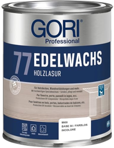 2,5L Gori 77 Edelwachslasur farblos Wachslasur Wachs Lasur Holzlasur