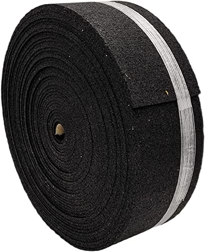 10mx60mmx3mm Gummigranulat Rollen Antirutschmatte Terrassen Pads Bautenschutzmatten (Gummi, 10mx5cmx3mm)