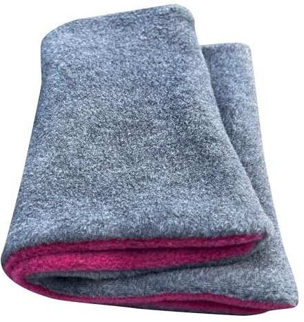 Wollhuhn Varma pojkar/flickor vår värmer vinterloop/tubsjal/slip-halsduk två lager fleece, Anthracit/rosa, En Storlek