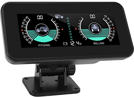 Pyhodi Auto-Neigungsmesser, Digitaler GPS-HUD-Neigungswinkel-Neigungsmesser, Auto-Neigungsmesser, Universeller Intelligenter Neigungsmesser, Hochauflösender Neigungsmesser für Offroad-SUV-Fahrzeuge