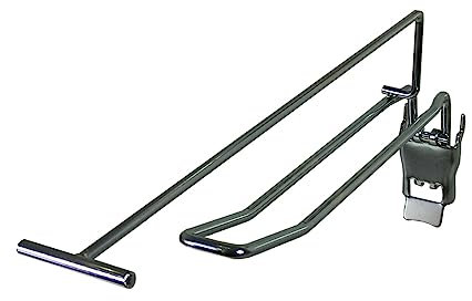 GERSO 50 Doppelhaken mit Klappverschluss und Etikettenträger L=250 mm