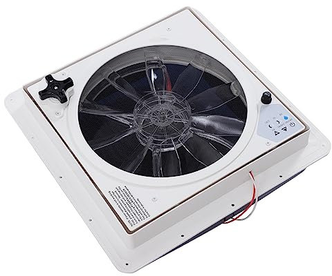 Wohnmobil Dach Abluftventilator mit Regensensorfunktion, Belüftung für Wohnmobil Dachventilator 4 Steuermodul Caravan RV Dach Vent Fan