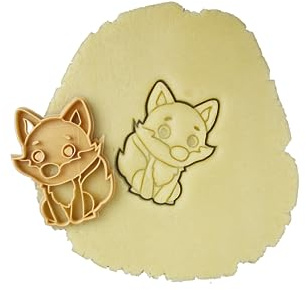 3DKOUPE - Ausstechform Wolf - Waldtiere - Farbe wählbar